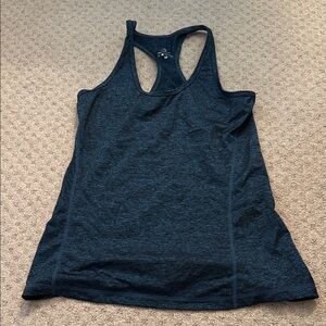 Women's Navy Blue Racerback Tank Top